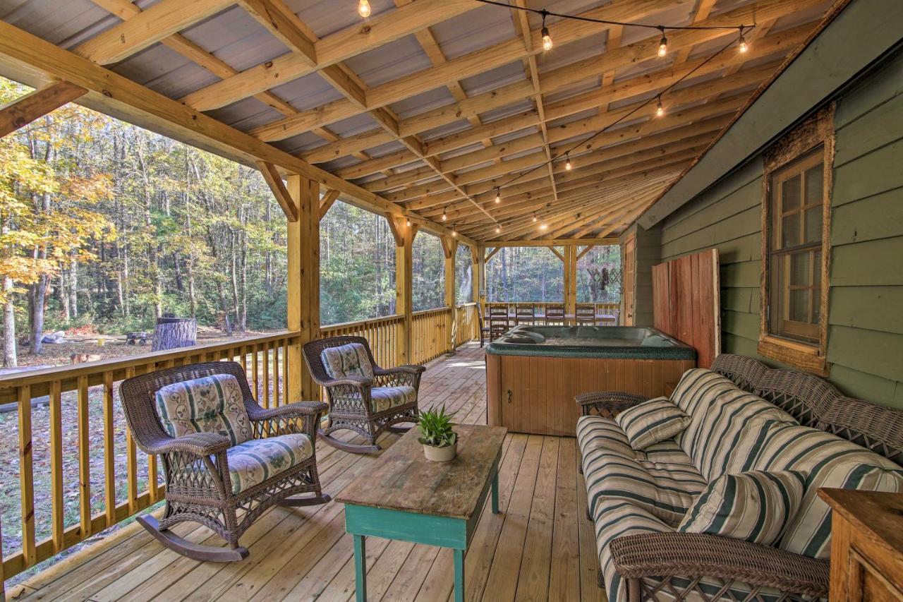 5-Acre North Georgia Mountain Retreat With Creek! Villa Sautee Nacoochee Exterior photo