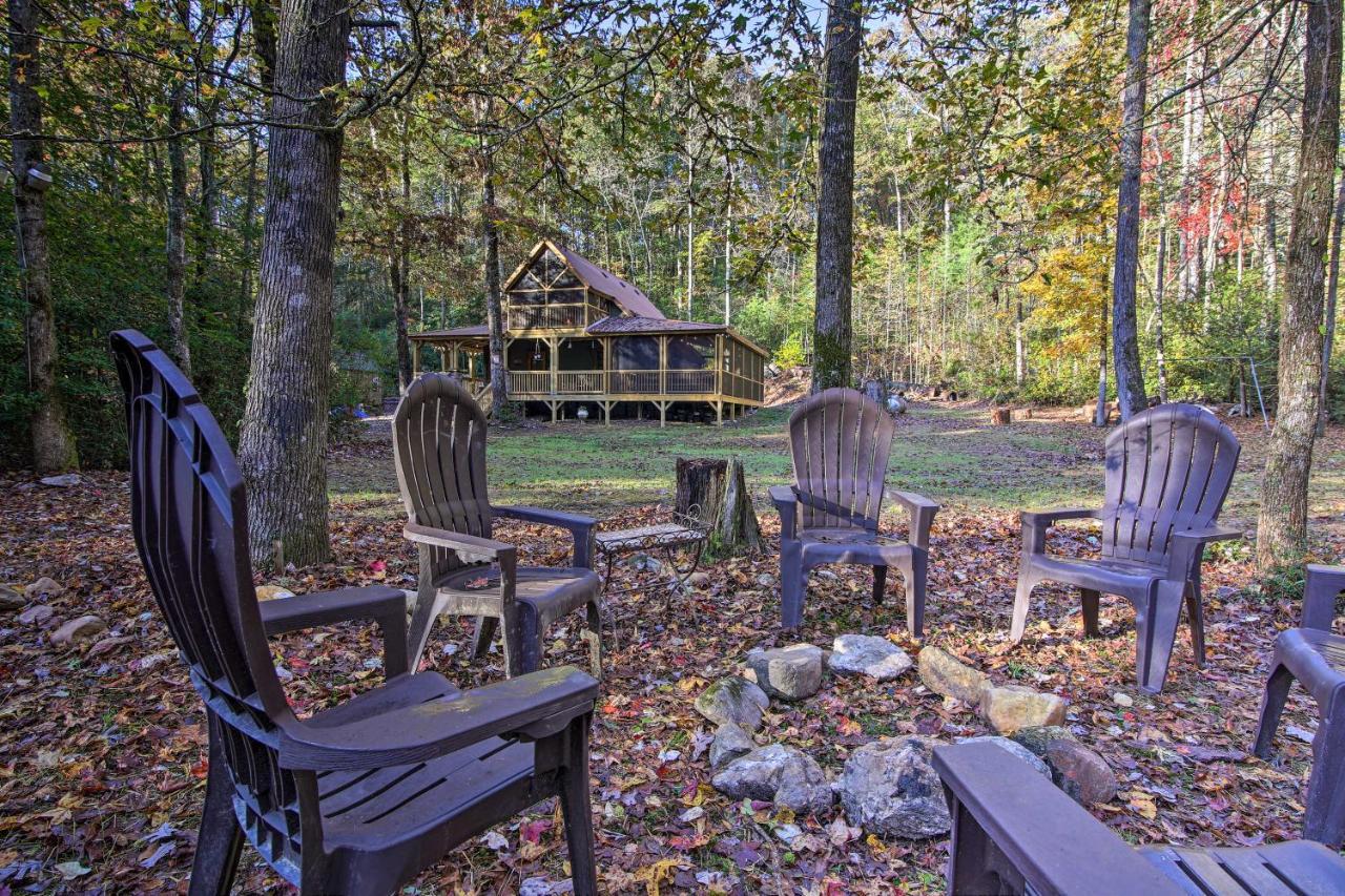5-Acre North Georgia Mountain Retreat With Creek! Villa Sautee Nacoochee Exterior photo