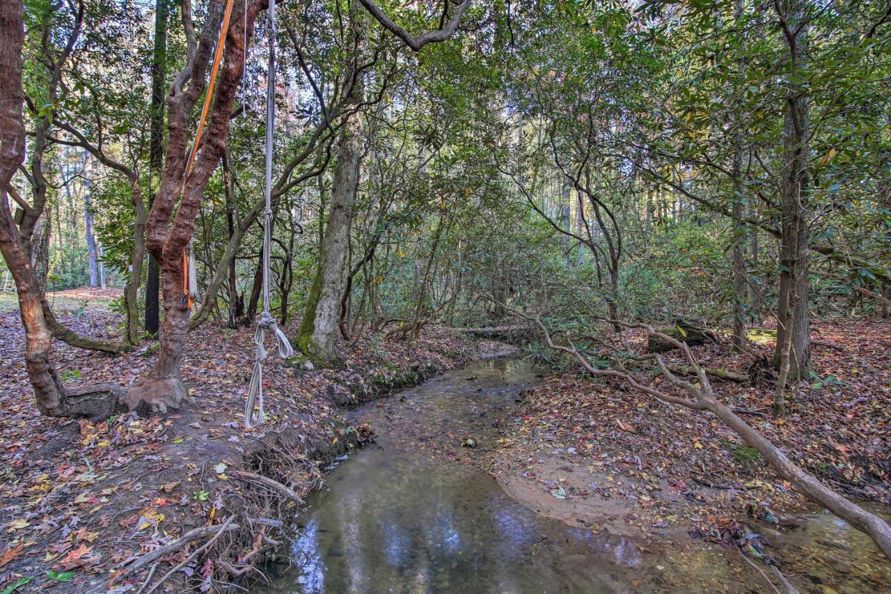5-Acre North Georgia Mountain Retreat With Creek! Villa Sautee Nacoochee Exterior photo